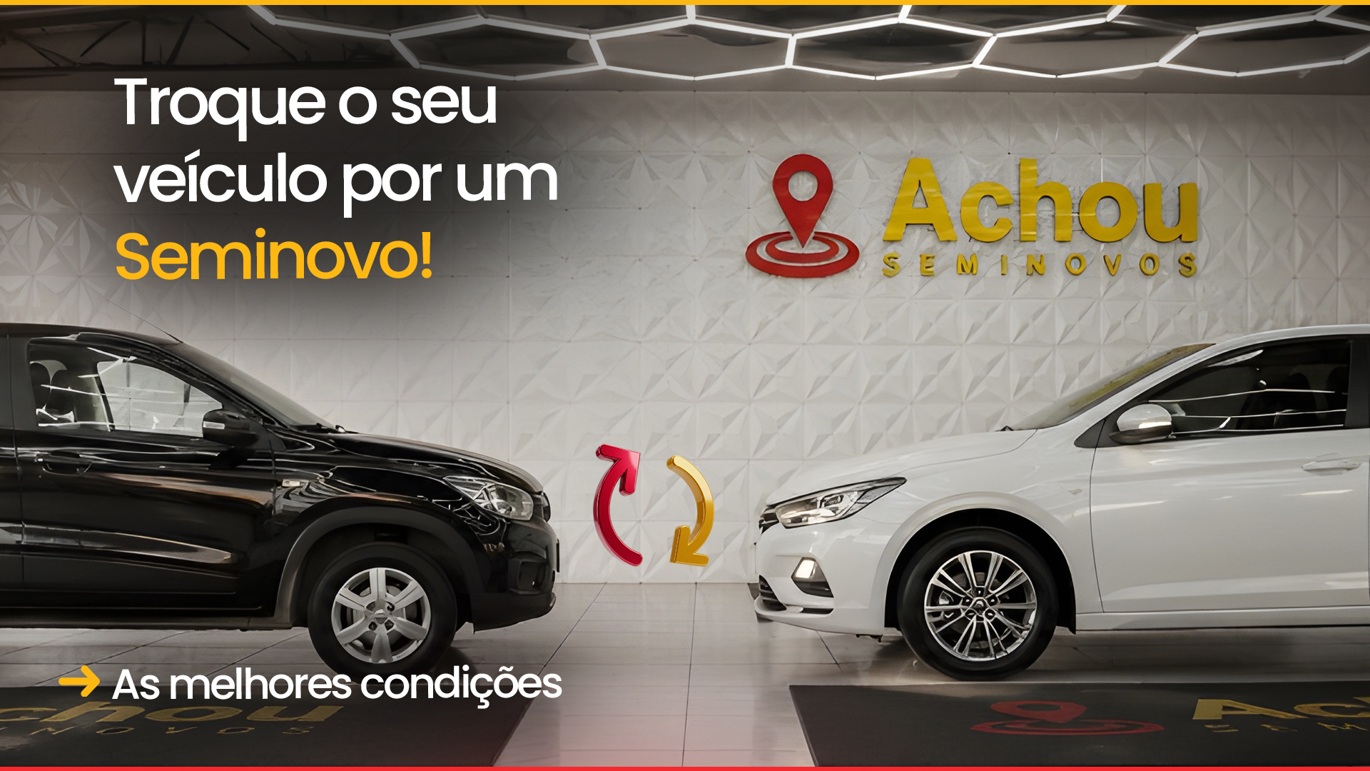 Banner Banner Achou Seminovos Troca
